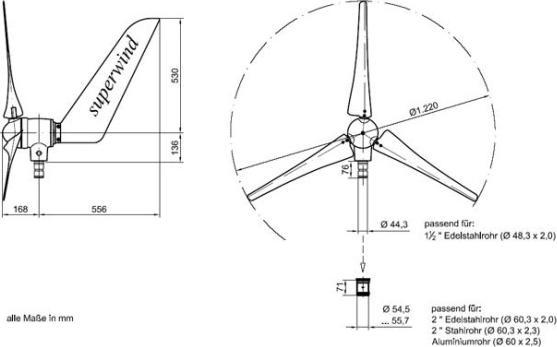 Produktbild Superwind Windrad