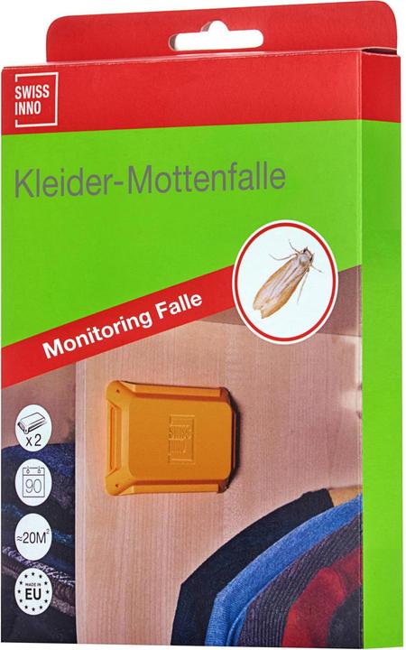 Produktbild Swissinno Kleider-Mottenfalle 2er inkl. Pheromon-Lockstoff