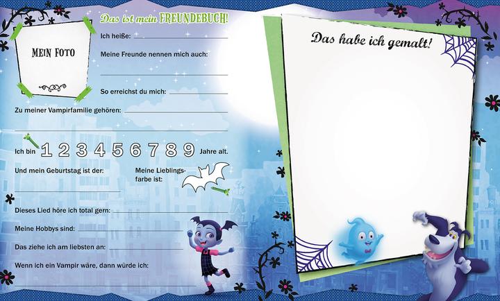 Immagine prodotto Panini Disney Junior Vampirina: Meine ersten Freunde (Tedesco, Weber Claudia, Chelsea Beyl, Studio Imaginism, Chris Nee, Panini, Il team artistico di Disney Storbook, 2019)