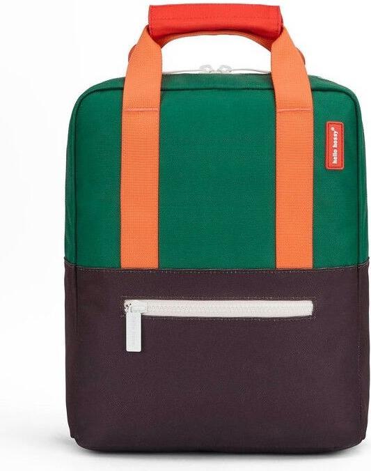 Hello Hossy Dark Green Backpack - Urbane Rucksäck (9.50 l)