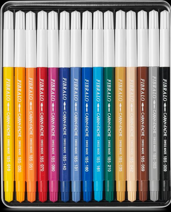 Actual product image Caran d'Ache Fibralo Metallschachtel (Multicoloured, 15 x)