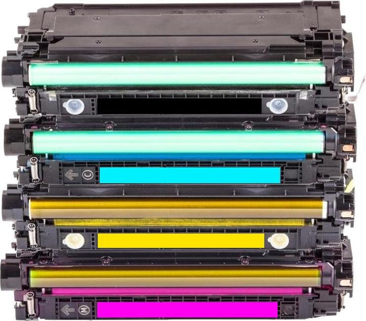 Actual product image Hermex Compatible toner for HP Color LaserJet Enterprise M553n (M, FC, C, Y)