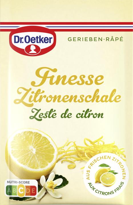 Immagine prodotto Dr. Oetker Finesse Scorza di limone grattugiata 18 g (18 g)