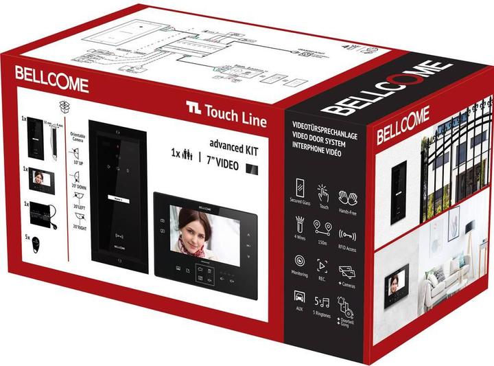Image du produit Bellcome Interphone-portier vidéo d 7" Kit 1 famille (Filaire)