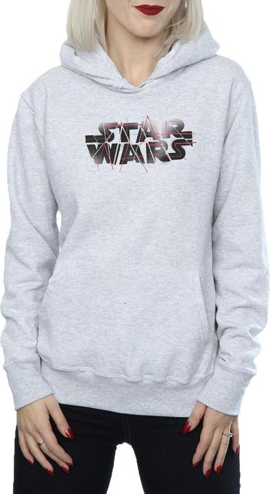 Immagine prodotto Star Wars The Last Jedi Spray Logo Felpa con Cappuccio Donna (XXL)