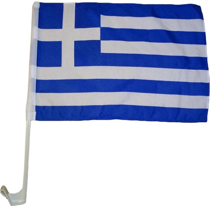 Actual product image trends4cents Car Flag Greece 30 x 40 cm Car Flag Flag Window Flag Fan Flag