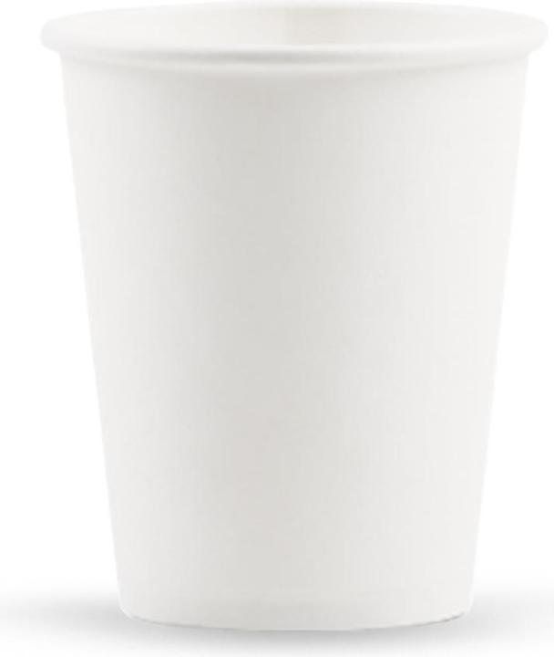 Actual product image TeCup Pappbecher, Trinkbecher, Heissgetränk, Kaffeebecher 7 oz (210 ml) (100 x)