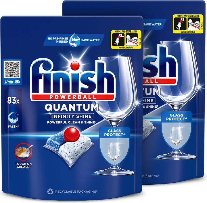 Finish Quantum Infinity Shine Duo (Capsules, 166 x)