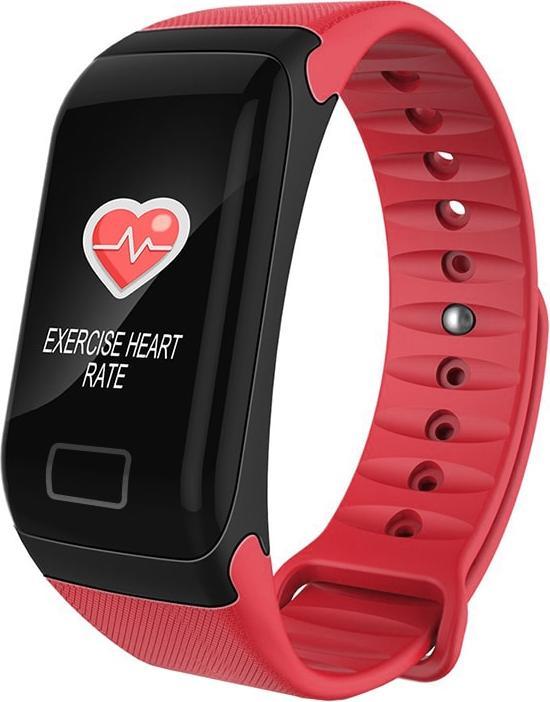 Image du produit JTI Traceur d'activité F1 Plus WearFit avec écran couleur - Rouge