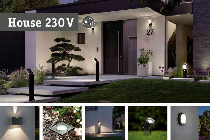 Actual product image Paulmann Outdoor 230V Bollard Light Zerena (1100 lm, IP44)