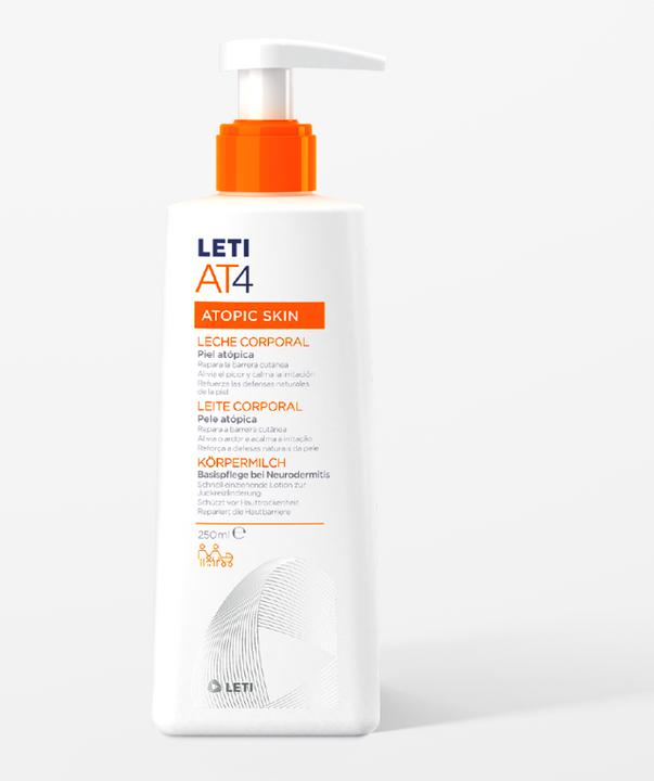 Immagine prodotto Leti LETIAT4 Latte corpo pelle atopica, crema 250 ml (Latte corpo, 250 ml)