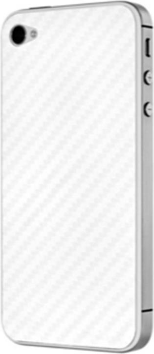 Immagine prodotto Artwizz Pellicola ScratchStopper Bianco carbone (retro) per iPhone 4 e 4S (1 Pezzo/i, Apple iPhone 4)