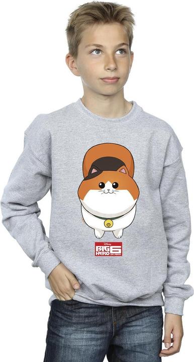 Actual product image Disney Boys Big Hero 6 Baymax Kitten Face Sweatshirt (140, 146)