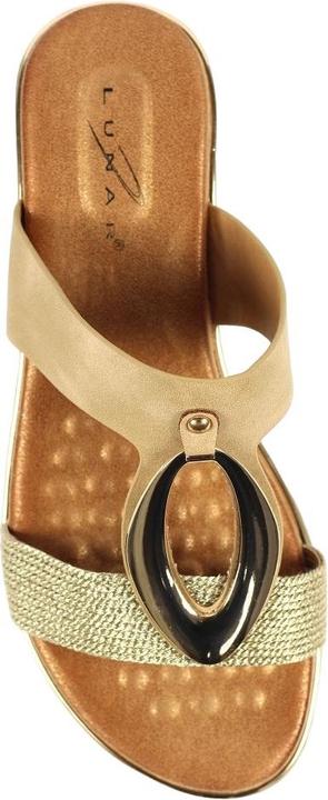 Actual product image Lunar Womens/Ladies Porto Wedge Heel Sandals (36)