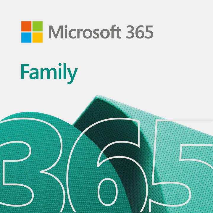 Produktbild Microsoft 365 Family Extra Time (6 User, 5 Geräte/User, 15 Monate)