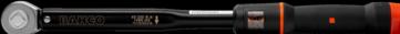 Actual product image Bahco Mechanical click-on torque spanner, adjustable, with window scale & fixed through-ratchet (1/2", 20 Nm, 100 Nm)