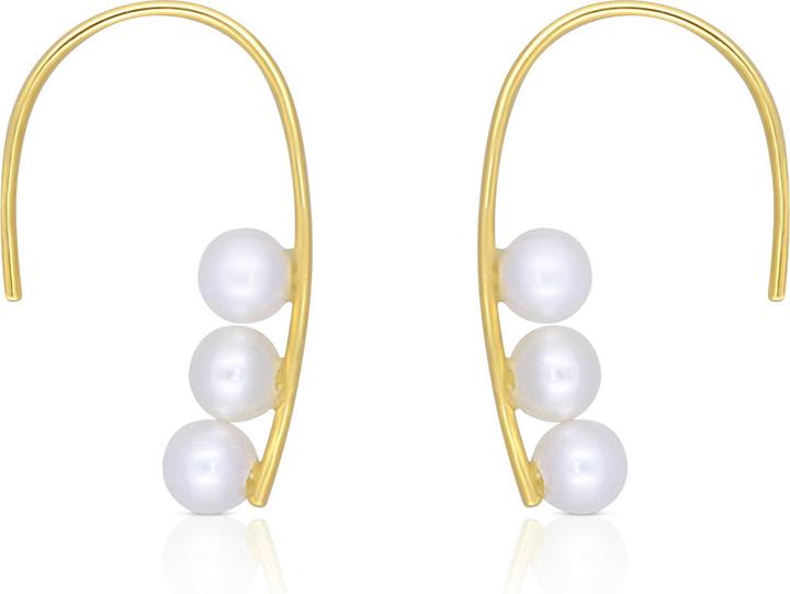 Actual product image Muau Earrings (750 freshwater pearl)