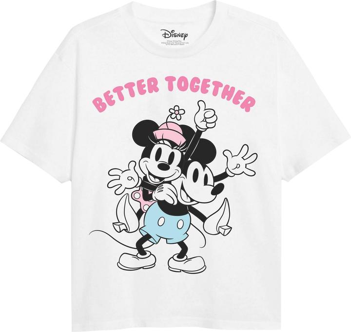 Disney Girls Better Together Mickey & Minnie Mouse TShirt (128)