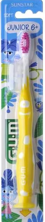 GUM Junior Zahnbürste 6-9 Jahre gelb (Weich, 1 x)