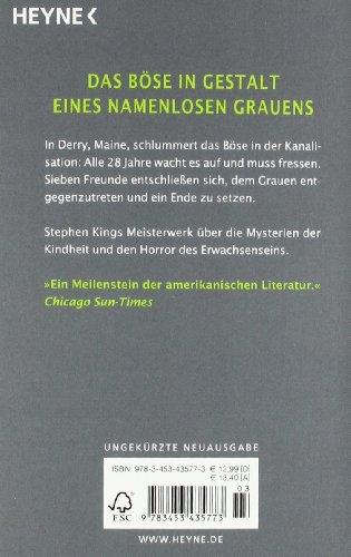 Actual product image Es (German, Stephen King, 2011)