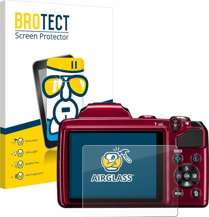 Immagine prodotto BROTECT Vetro protettivo Pellicola protettiva vetro Pellicola protettiva schermo trasparente (Pellicola protettiva, Coolpix L120)