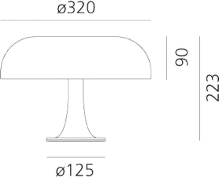 Actual product image Artemide Nessino (E14)