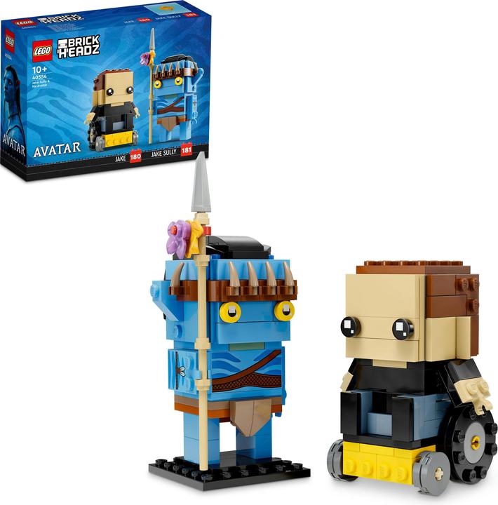 Produktbild LEGO BrickHeadz Jake Sully und sein Avatar 40554 (40554, LEGO Brickheadz, LEGO Seltene Sets)