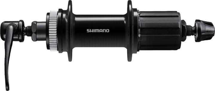 Image du produit Shimano Moyeu arrière FH-QC400 8/9/10/11 vitesses 135 mm 36 trous QR Center (Frein à disque Center lock)