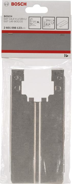 Actual product image Bosch Professional Zubehör Metal plate for foot plate, suitable for: GST