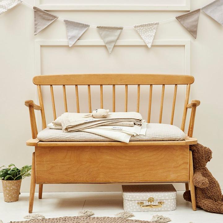 Produktbild Meyco Baby Ajour babydecke - bambus - offwhite - 75x100cm (75 x 100 cm)