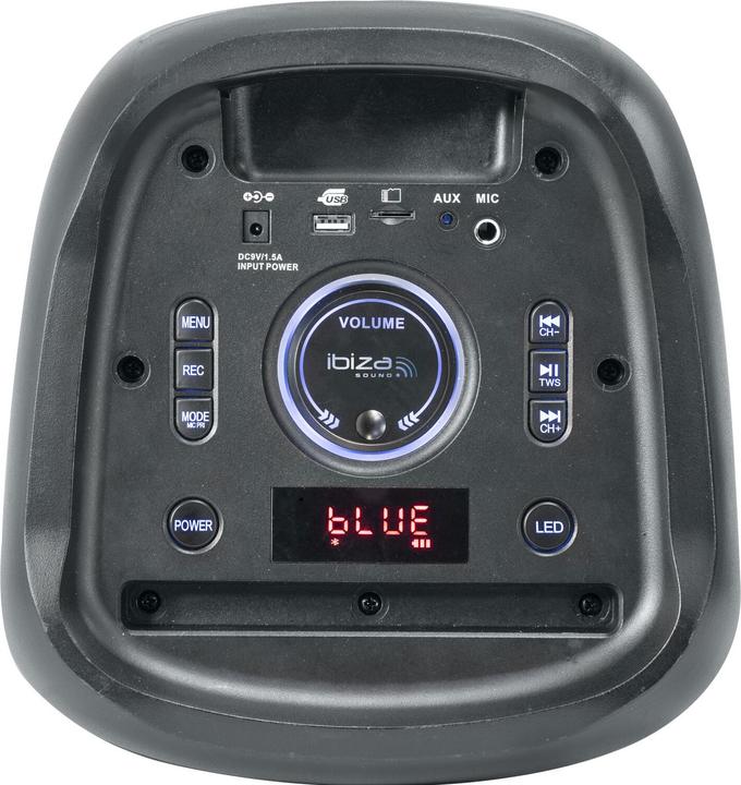 Image du produit Ibiza Sound Mercure 50 bluetooth LED partybox 500W met TWS functie (Fonctionnement sur batterie)