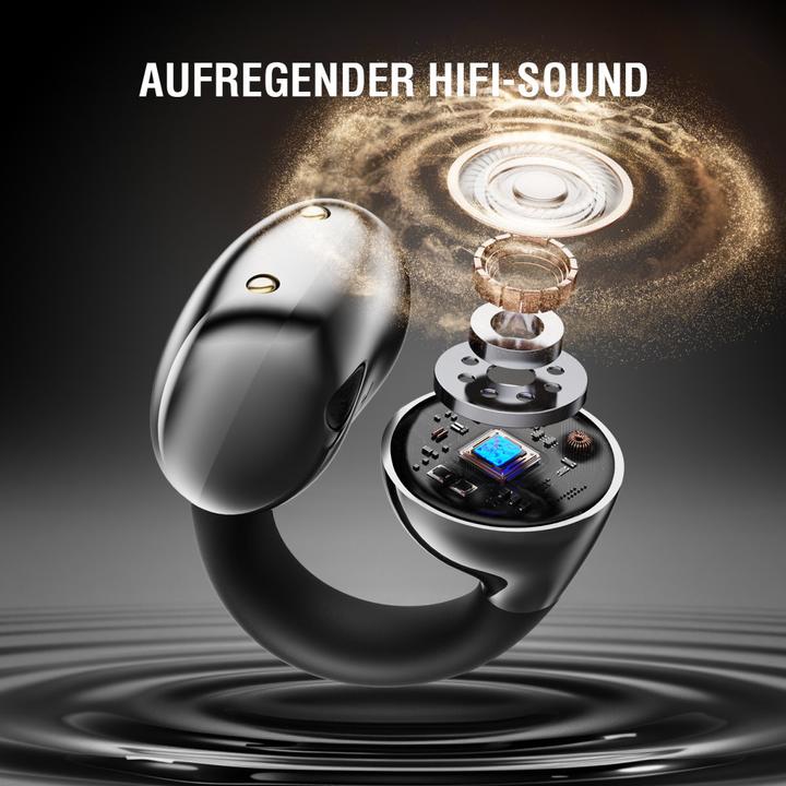 Actual product image 4smarts Open-Ear-Kopfhörer SkyBuds Clip Grau, Detailfarbe: Grau (NC, 28 h, Wireless)