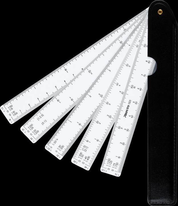 Actual product image Aristo Fan scale (150 mm)