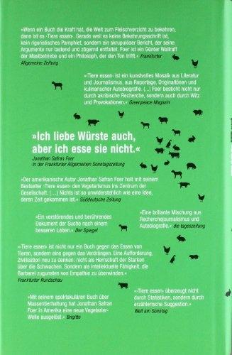 Actual product image Tiere Essen (German, Jonathan Safran Foer, 2010)