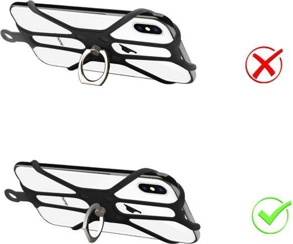 Actual product image MU Style Universal silicone mobile phone chain with stand function