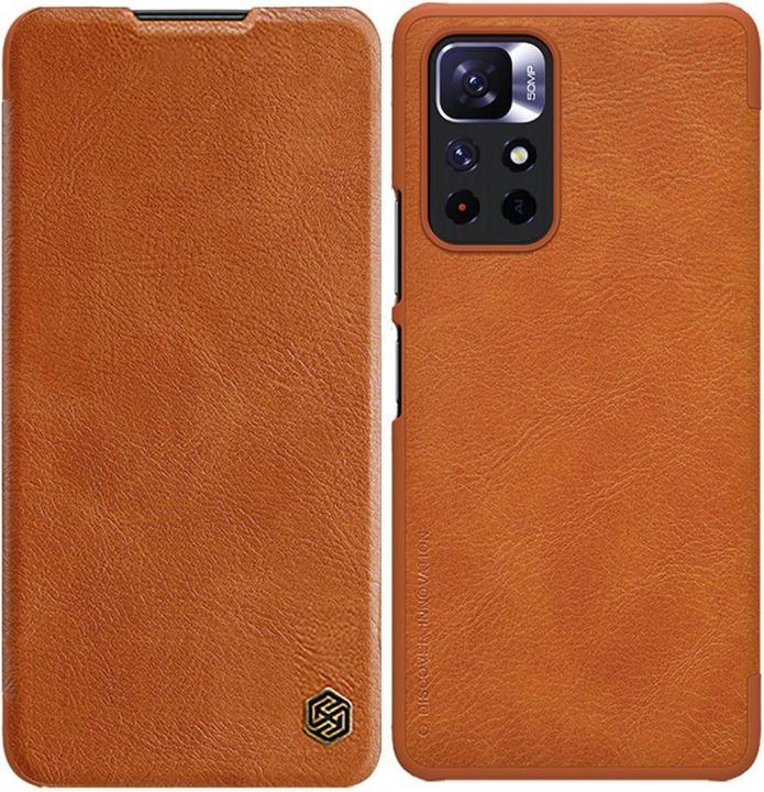 Produktbild Nillkin Qin Case Case für Xiaomi Poco M4 Pro 5G Kamera Protector Holster Pouch Cover Flip Co (Xiaomi Poco M4 Pro 5G)