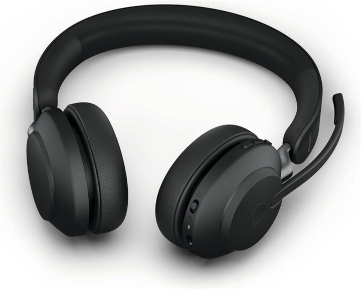 Produktbild Jabra Headset Evolve2 65 Duo UC Schwarz, USB-A, Ladestation (Kabellos, USB-A)