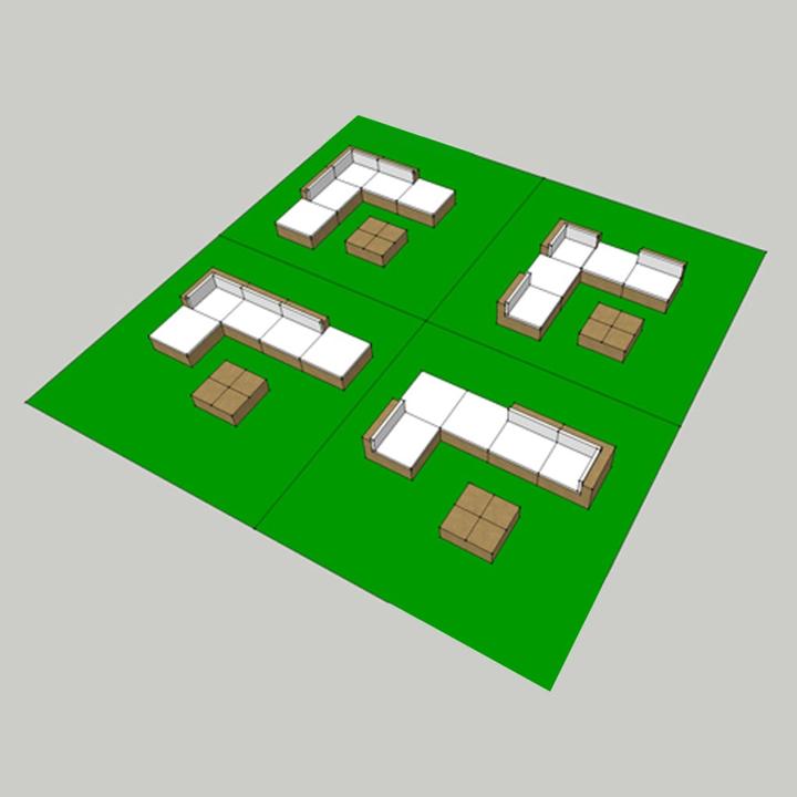 Produktbild VidaXL Garten Lounge