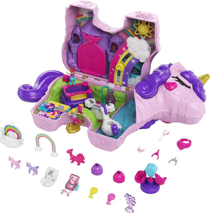 Actual product image Polly Pocket UNICORN PARTY Playset