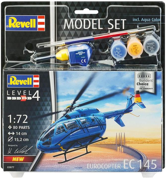 Immagine prodotto Revell 63877 EC 145 Builders Choice Helicopter Kit 1:72