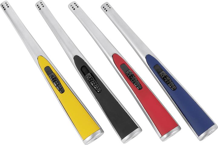 Accendino Stabfeuerzeug Rainbow sortiert 20x2,5x2cm blau/rot/schwaz/gelb