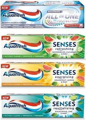 Immagine prodotto Aquafresh Senses Dentifricio rinfrescante Dentifricio Anguria e C (75 ml)