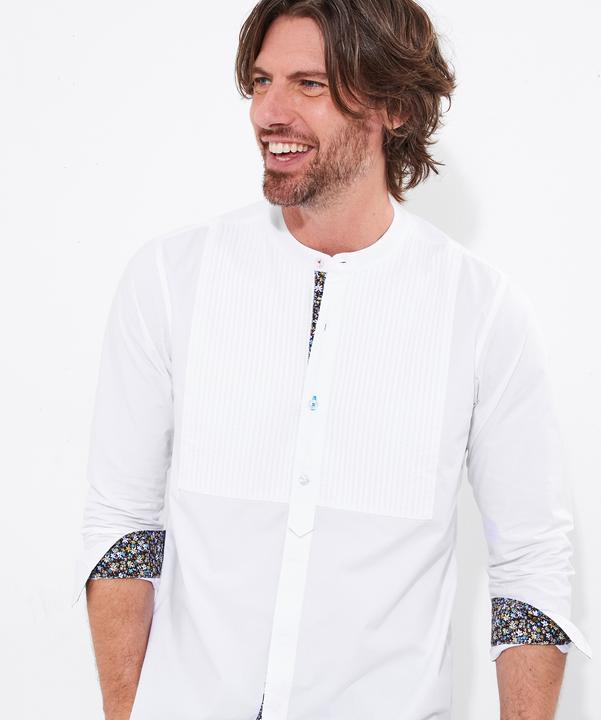 Actual product image Joe Browns Pintuck Grandad Collar Long Sleeve Shirt (XL)