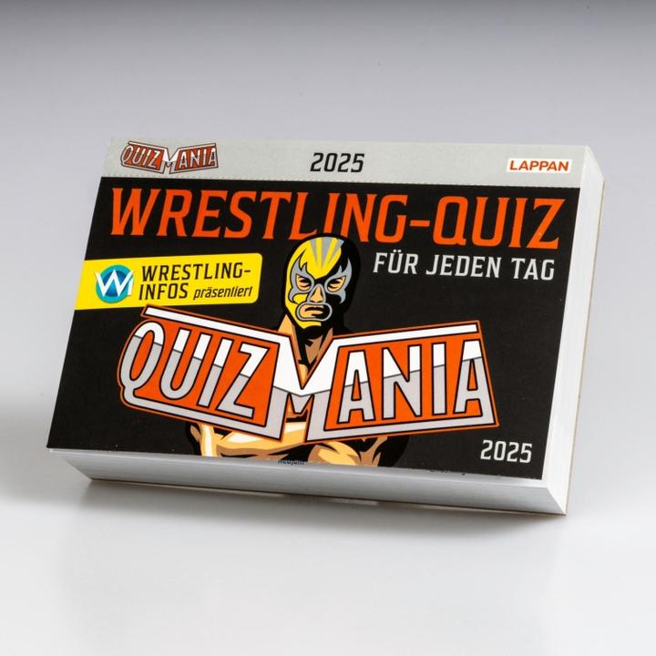 Actual product image QuizMania - The wrestling quiz for every day in 2025 (German)