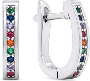 Produktbild Brilio Silver - Beautiful silver earrings with colored zircons EA679WRBW