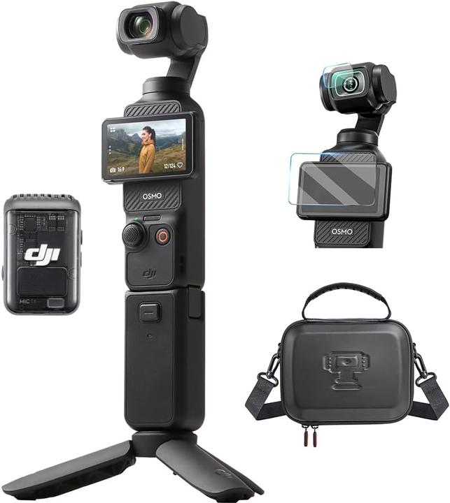 Produktbild DJI Osmo Pocket 3 Kreativ Bundle mit 4K Vlog Kamera (120p)