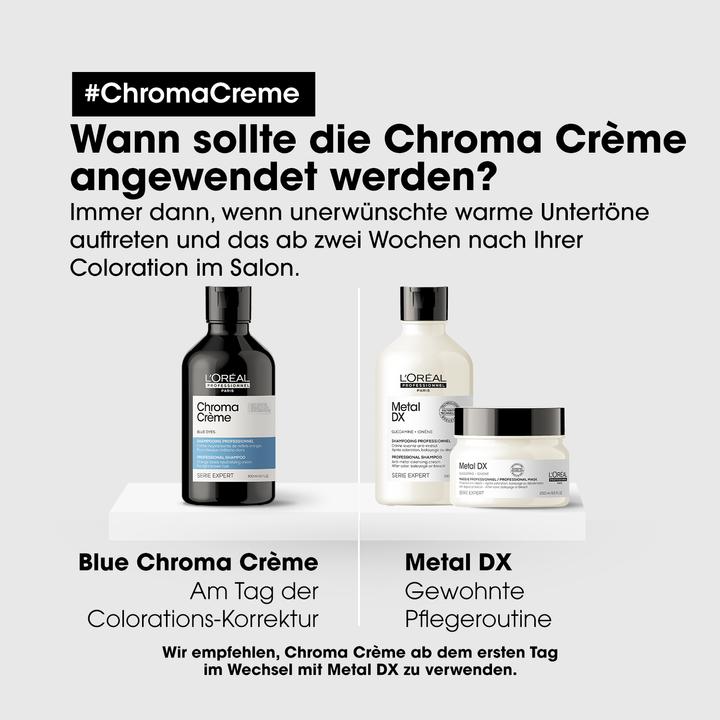 Image du produit L'Oréal Professionnel Série Expert Chroma Crème - Blue (300 ml, Shampoing liquide)