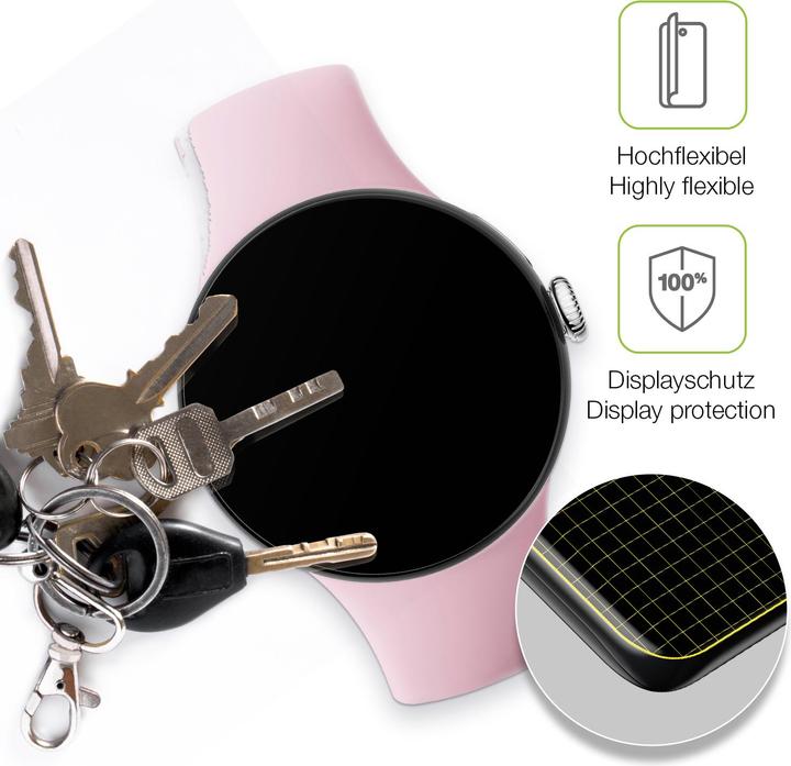 Image du produit Dipos Full Cover Film de protection Mat pour Google Pixel Watch 3 45mm