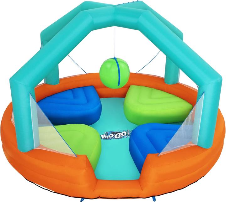 Produktbild Bestway aufblasbares Spielcenter Dodge & Drench Water Park, 4,5 x 4,5 x 2,68 m, 53383