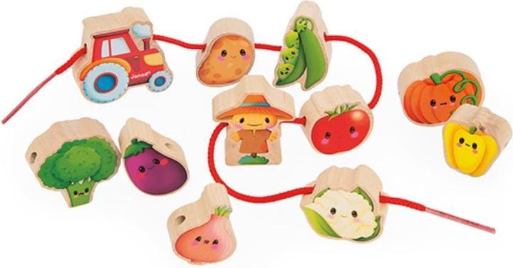 Actual product image Janod Farmyard threading beads